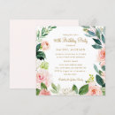 Search for watercolor floral invitations Flowers