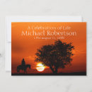 Search for cowboy memorial invitations Sunset