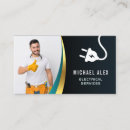Search for electrician business cards Elegant