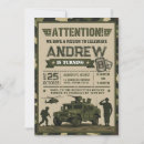 Search for army birthday invitations Boot camp