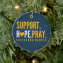 Search for childhood cancer ornaments Support