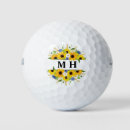 Search for sunflower golf equipment Watercolor