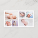 Search for newborn baby business cards Modern