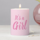Search for baby shower candles Girly
