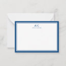 Search for minimalist note cards Navy blue