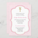 Search for princess baptism invitations Pink