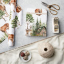 Search for log cabin wrapping paper Rustic