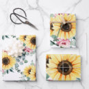 Search for sunflower wrapping paper Bridal shower