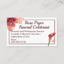 Search for funeral home business cards Professional