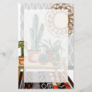 Search for cactus stationery paper Desert