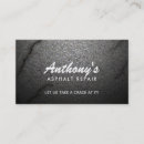 Search for road business cards Asphalt