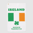 Search for shamrock golf towels Ireland