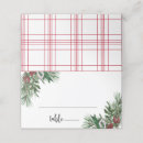 Search for holiday place cards Evergreen