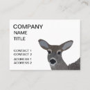 Search for whitetail deer business cards Nature