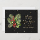 Search for corporate new years cards Botanical