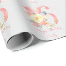 Search for 16th birthday wrapping paper Floral