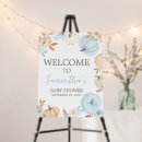Search for pumpkin baby shower signs Floral