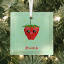 Search for strawberry ornaments Kawaii