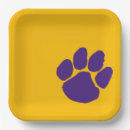 Search for paw print paper plates Purple