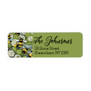 Search for bee return address labels Green