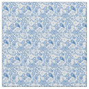Search for blue and white floral fabric Paisley