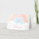 Search for rainbow thank you cards Girl
