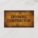 Search for drywall business cards Contractor