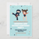 Search for sibling birthday invitations Twin