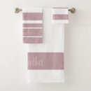 Search for gray and white stripe bath towels For her