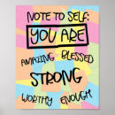 Search for positive affirmation posters Colorful