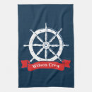 Search for nautical kitchen towels Ships wheel