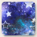 Search for starry night cork coasters blue