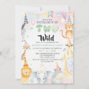 Search for safari animals 2nd birthday invitations Zebra
