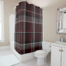 Search for burgundy shower curtains Tartan