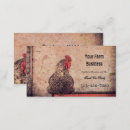 Search for rooster business cards vintage