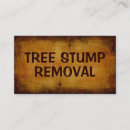 Search for stump removal business cards Tree