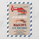 Search for helicopter birthday invitations Airplane