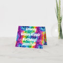 Search for hippie birthday cards Rainbow