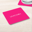 Search for unicorn coasters pink