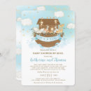Search for noahs ark baby boy shower invitations For her
