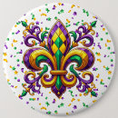 Search for mardi gras buttons Louisiana
