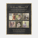 Search for in loving memory blankets Unique photo template
