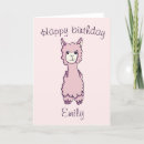 Search for funny llama birthday cards Illustration