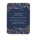 Search for rose gold save the date magnets Floral