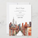 Search for new york city invitations Watercolor