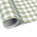 Search for green gingham wrapping paper Pattern