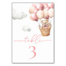 Search for teddy bear table cards Pink