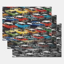Search for vintage car wrapping paper Vehicles