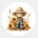 Search for cute scarecrow stickers Halloween