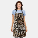 Search for leopard print aprons Black